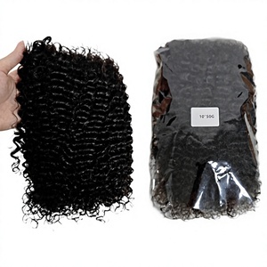 Letsfly Promoción de $20, Cabello Humano Virgen 12A para Trenzas, Afro Rizado, 100% Cabello Humano, 10-18 Pulgadas, 50 Gramos por Paquete para Mujeres Negras - Product Image 1