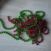 48 pièces Rideau de perles en plastique léger, guirlande de perles suspendue pour décoration de fête, de mariage, de fond, séparateur de pièce, décoration intérieure, livraison rapide