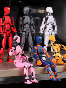 1 unidad Figura articulada de 13 articulaciones, muñeco articulado móvil, juguete de ensamblaje DIY, figura de acción impresa en 3D, maniquí para animación de <span class=keywords><strong>stop</strong></span> <span class=keywords><strong>motion</strong></span> - Product Image 5