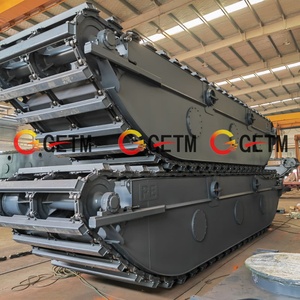 Nova Escavadeira de Esteira Anfíbia GET210H com Trem de Rodagem Extensível, Patins Laterais e Capacidade de Caçamba de 0,9m da Marca GETM - Product Image 4