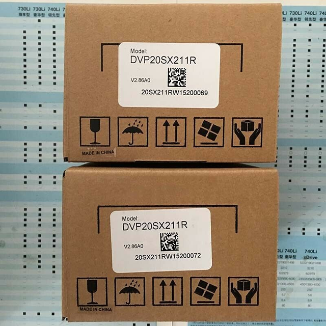 New Original Ready DVP20SX211R Warehouse Industrial Automation PLC Programming Controller