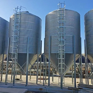 <span class=keywords><strong>Tour</strong></span> d'alimentation 1-50T pour élevages de volailles/poulets/porcs, silo à alimentation en acier galvanisé avec fond trémie pour le stockage d'aliments pour animaux - Product Image 5