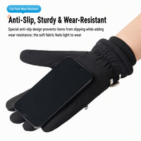 Gants de ski personnalisés avec poche arrière, imperméables, coupe-vent, compatibles écran tactile, pour la pratique du ski sur piste et les soirées en snowpark