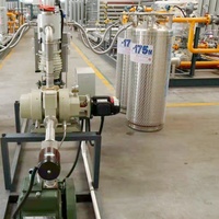 Cylindre Dewar à haute pression de 175 L pour argon liquide