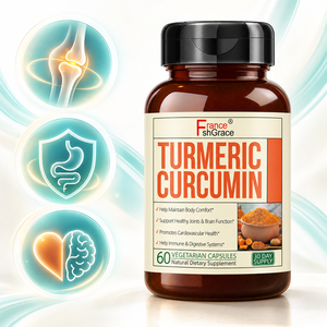 Suplemento de Cúrcuma y Curcumina GMP Shecome de Alta Absorción para el Soporte de las Articulaciones y Antioxidante, Suplemento Herbal de Cúrcuma y Curcumina - Product Image 3
