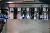 Machine de soufflage par injection automatique pour bouteilles de sirop avec PLC et moteur, en matériau PP