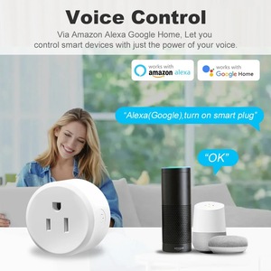 Enchufe Inteligente WiFi Matter de 16A, Estándar Estadounidense, Mini Enchufe Inteligente con Control Remoto, Función de Temporizador, Compatible con <span class=keywords><strong>Alexa</strong></span>/Google Home, Plástico ABS - Product Image 5