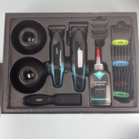 Tondeuse à cheveux professionnelle rechargeable Vgr V-889S2 9000 tr/min en métal pour salon de coiffure pour hommes