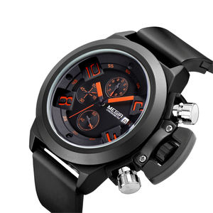 Montre <span class=keywords><strong>Megir</strong></span> <span class=keywords><strong>2002</strong></span> pour homme, boîtier en alliage, étanche, sport, quartz, analogique, bracelet - Product Image 2