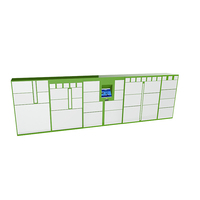 Kiosque de livraison express en libre-service 24 heures sur 24 avec système de stockage intelligent à serrure électronique Casier à colis