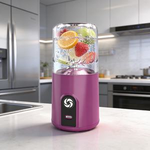 Licuadora Portátil de 260 ml, Libre de BPA, Trituradora de Hielo de Alta Velocidad, Modo Turbo, Resistente, para Hacer Smoothies, a Prueba de Fugas, con Batería, para Viajes en Auto - Product Image 1