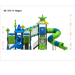 Aire de jeux château bonheur thème enfants jouer jardin aire de jeux extérieure parc pour enfants jouer maison - Product Image 4