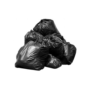 Black Dustbin Biodegradable Heat Seal <b>Bin</b> Line <b>Large</b> Waste Trash 40-45 gallon plastic garbage bag bolsas para la basura al mayor - Product Image 6