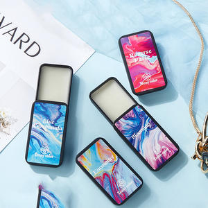 Nouveau logo personnalisé métal peut neutre solide parfum baume déodorant parfum frais crème pour le corps parfum de voiture - Product Image 3