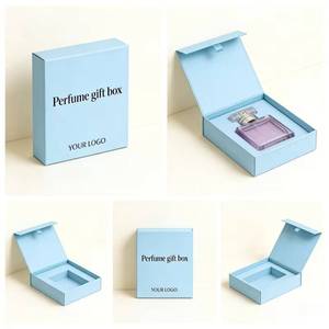 Caja de Cartón Personalizada al por Mayor para Muestras de Perfume con Botella Vacía, Estilo Flip, para Damas y Caballeros - Product Image 1