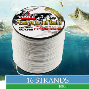 <span class=keywords><strong>Fil</strong></span> <span class=keywords><strong>de</strong></span> pêche tressé PE à 16 brins creux 1500M 20-500LB Ligne flottante pour <span class=keywords><strong>thon</strong></span> pour rivières lacs ruisseaux - Product Image 4