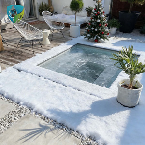 Piscina de Fibra de Vidrio Prefabricada Moderna y Compacta para Jardín, Calefactada, Duradera, con Superficie Lisa, Spa Exterior - Product Image 3