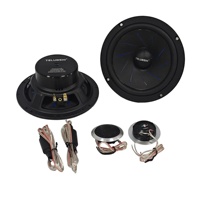 Speaker Mobil Komponen 2 Arah 6.5 Inch Berkinerja Tinggi, Kit Woofer dan Tweeter untuk Modifikasi Sistem Suara Stereo Kendaraan