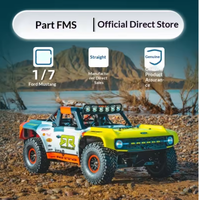 Camioneta RC 1/7 Bronco sin Escobillas de Alta Velocidad 4WD para Carreras de Pista Corta, Metálica, Lista para Usar, Alcance de 200m, Modelo de Hobby para Interiores y Exteriores