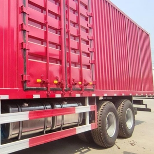 Fabbrica-a basso prezzo nuovo camion Diesel <span class=keywords><strong>rosso</strong></span> 8x4 camion automatico grande carico <span class=keywords><strong>furgone</strong></span> destro sterzo segmento di autocarro pesante - Product Image 2
