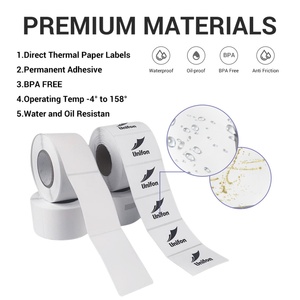 Etiquetas Térmicas Resistentes al Aceite 4x6, 500 Hojas, 100x150, Blancas, en Forma de Acordeón, Etiquetas de Envío A6, Papel para Albaranes, Código de Barras para Envíos Express - Product Image 2