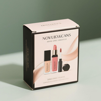 Logo personnalisé brillant à lèvres rouge à lèvres soins de la peau cosmétique postal carton ondulé expédition Mailer boîtes d'emballage en papier