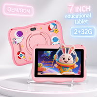 YPORANGECHENG Tablet Edukasi 7 inci untuk Anak-anak 2GB+32GB MTK Quad Core Android 12 Tipe-C 3000mAh Logo OEM Tablet Anak Kustom