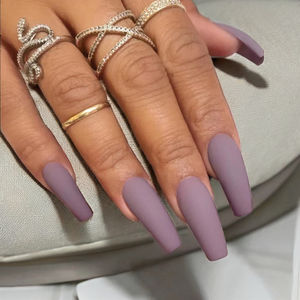 <span class=keywords><strong>Uñas</strong></span> <span class=keywords><strong>de</strong></span> prensa acrílicas cortas <span class=keywords><strong>de</strong></span> lujo <span class=keywords><strong>de</strong></span> alta calidad, <span class=keywords><strong>uñas</strong></span> <span class=keywords><strong>postizas</strong></span> desnudas diseñadas para mujeres, Material ABS, forma <span class=keywords><strong>de</strong></span> ataúd larga con pegamento - Product Image 4