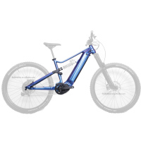 Kit de cadre de vélo électrique Markhor Rocket EMTB en alliage d'aluminium, suspension intégrale, moteur central Bafang M510 M560 M600, 27,5*2,6 Enduro AM
