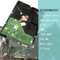 Disque dur interne d'occasion ST6000NE0021 6 To 3,5 pouces 7200 tr/min SATA 6 Gbit/s 256 Mo pour NAS, stockage réseau, serveur de surveillance, centre de données