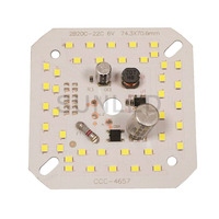 Panneau de lumières led haute luminosité, 30, 40w, module dob, 220v ac, double condensateur pour éclairage, ampoule en T