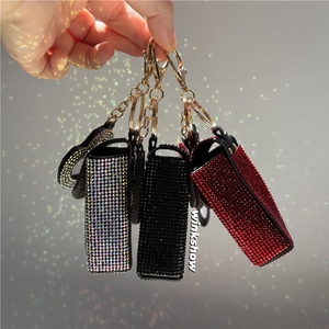 กระเป๋าพกพาอเนกประสงค์สำหรับผู้หญิง ราคาโรงงาน รุ่นใหม่ กระเป๋าใส่ลิปสติก กล่องใส่น้ำหอม พวงกุญแจพร้อมกระจกทรงหัวใจ - Product Image 6