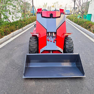 Skid Steer <span class=keywords><strong>Loader</strong></span> Mesin Diesel Mini <span class=keywords><strong>Loader</strong></span> Skid Steer <span class=keywords><strong>Loader</strong></span> yang Dikendarai dari Belakang dengan Forestry Mulcher - Product Image 3