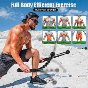 Factory Price Custom Logo Equipment Men & Women Ropeless Portable Cordless Battle <b>Ropes</b> for Home Gym - Product Image 4