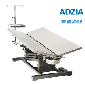 โต๊ะผ่าตัดสัตว์สแตนเลส ADZIA รุ่นขายดีที่สุด สำหรับสุนัขขนาดใหญ่ สำหรับการผ่าตัดสัตว์ อุปกรณ์ผ่าตัดสัตว์ - Product Image 1