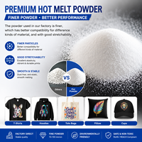 Poudre thermofusible DTF en gros 1KG 5KG 20KG, poudre blanche DTF pour machine de pressage à chaud et agitateur