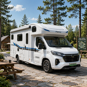 Autocaravana de Lujo Pequeña, Vehículo Recreativo Autónomo para Campamentos Familiares y Aventuras al Aire Libre - Product Image 1
