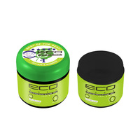 Gel coiffant écologique 300ml de marque privée personnalisé parfum frais longue durée avec tenue forte pommade et cires à l'huile d'olive hydratantes