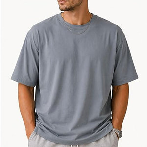 T-shirts surdimensionnés légers entièrement personnalisables à manches courtes, respirants, séchage rapide, meilleur matériau, t-shirts pour hommes, vêtements d'été - Product Image 6