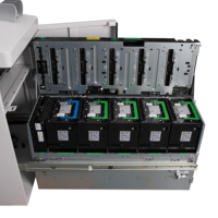 Equipo Automático de Conversión de Divisas Jinrui FCM-501S con Pantalla Táctil de 19'', Escáner de Pasaportes y Máquina de Cambio de Efectivo y Monedas