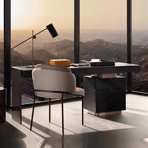 Italian Minimalist <strong>Desk</strong> <strong>Modern</strong> Light Luxury Simple Study Table Villa Office Table High-end Writing <strong>Desk</strong> Table - Product Image 2