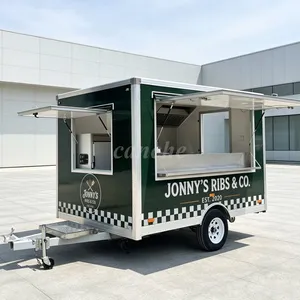 Chariot de vente rapide de pizzas, tacos, glaces et desserts de haute qualité pour l'extérieur, remorque alimentaire mobile à vendre - Product Image 1