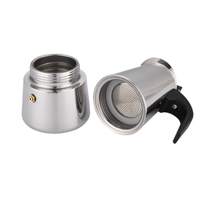 Cafetière à expresso 6 tasses grande capacité et cafetière moka en acier inoxydable 304 avec couvercle pour usage domestique - Product Image 2