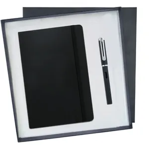 Luxe Corporate Gel Pen En Notebook Relatiegeschenk Sets Custom Gift Set Souvenir Gift Voor Mannen/Boss Kantoorbenodigdheden