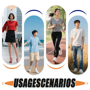 100% Cotton Biểu Tượng Tùy Chỉnh In Nhiệt T-Shirts Boxy Cắt Tee Với Quá Khổ Dài Tay Áo Đan Đồ Họa Cho Nam Giới Hip Hop Phong Cách - Product Image 5