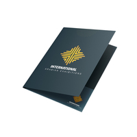 Dossier de présentation personnalisé imprimé A5 A4 pour entreprise, bureau, documents professionnels avec pochettes