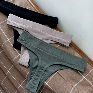 <span class=keywords><strong>Perizoma</strong></span> Fitness in <span class=keywords><strong>cotone</strong></span> senza cuciture a vita bassa con fascia elastica a compressione da <span class=keywords><strong>donna</strong></span> - Product Image 6