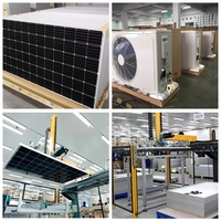 9000 12000 18000 24000 Btu AC Solaire Alimenté Climatiseur DC Hors Réseau Solaire Climatiseur Hybride Mini Split Pour La Maison
