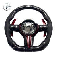 Volante Deportivo Personalizado de Fibra de Carbono con Pantalla LED Multitamaño, Estilo Racing, para BMW E60 Serie 5 520i 523i 525i 530i M5