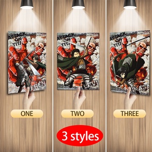 Tấn Công Trên Titan <span class=keywords><strong>3D</strong></span> Giống Hình Hột Đậu In Anime Poster Tùy Chỉnh <span class=keywords><strong>3D</strong></span> Giống Hình Hột Đậu Filp Hình Ảnh Tường Trang Trí Tranh <span class=keywords><strong>3D</strong></span> In Tranh - Product Image 2
